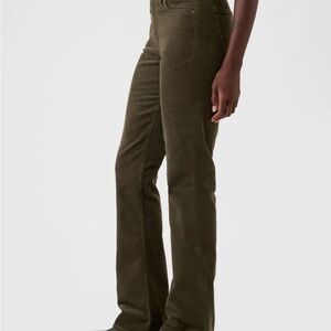 GAP Khaki Corduroy Trousers - The Perfect Boot Size 26R